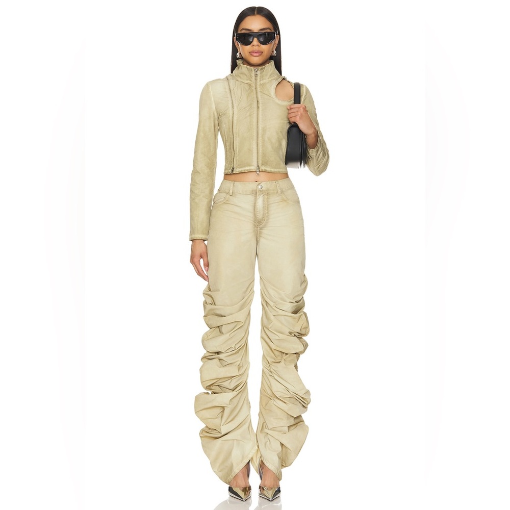 Marrknull Brown Pleated Pants